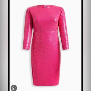 Beautiful pink sequin torrid dress